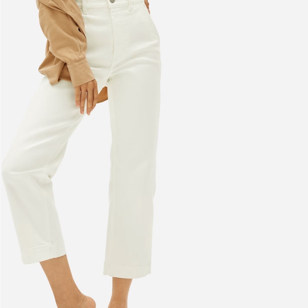 Everlane Straight Leg Cropped Pants